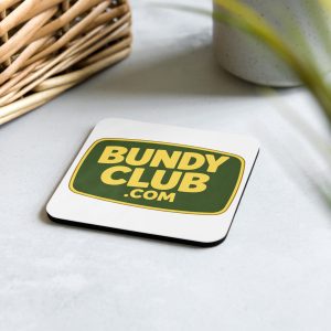 BundyClub.com Cork-back coaster