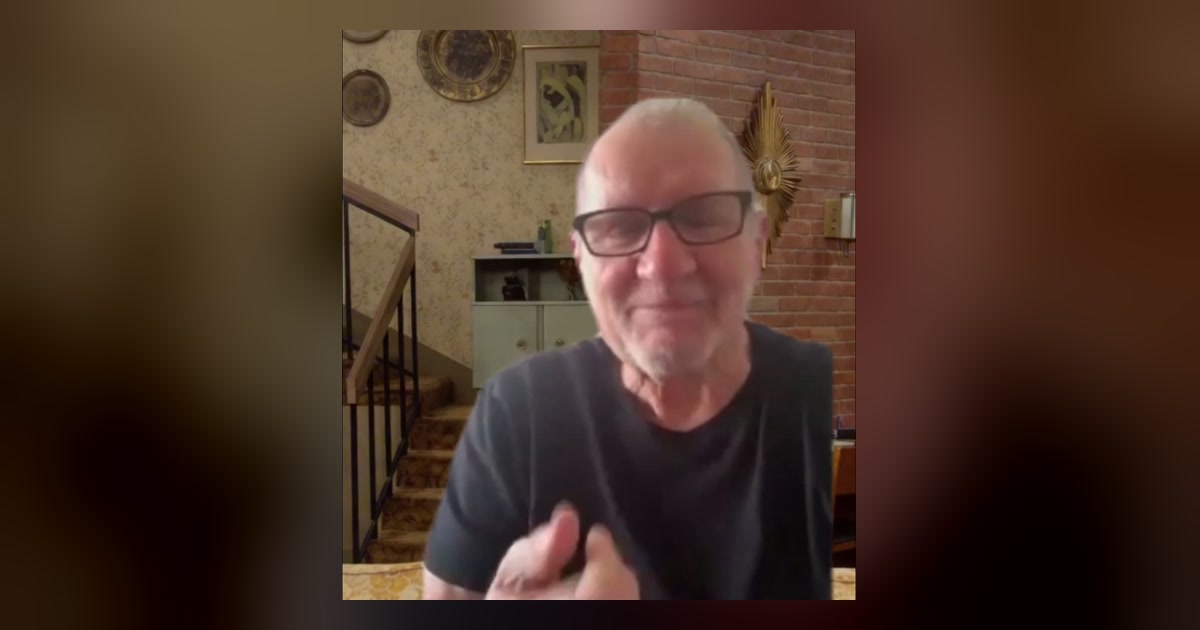 Ed O'Neill, Al Bundy on Married... with Children, smiling on a Bundy Club Zoom.